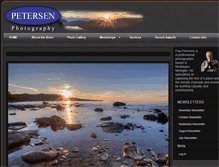 Tablet Screenshot of petersen-photography.com